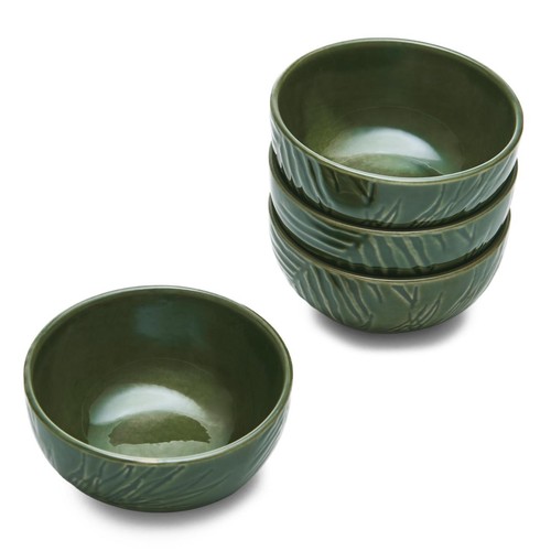 Mikasa Jardin 4pc Stoneware Dip Bowl Set, 10cm, Gift boxed