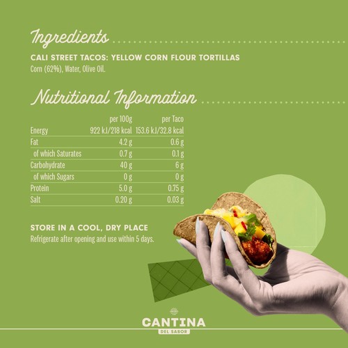 Cantina Gluten Free Yellow  Corn Tacos