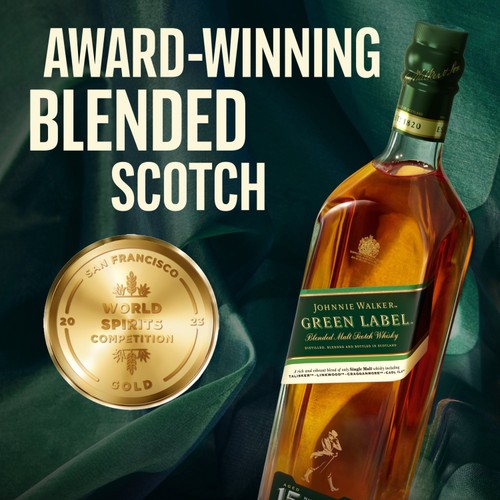 Johnnie Walker Green Label 15 Year Old Blended Scotch Whisky