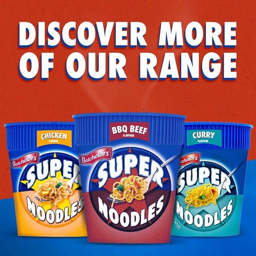 Batchelors Super Noodles BBQ Beef Flavour Instant Noodle Pot