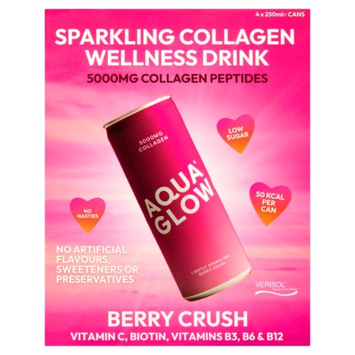AQUA GLOW Berry Crush Collagen Drink