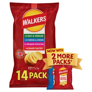 Walkers Classic Variety Multipack Crisps 12x25g