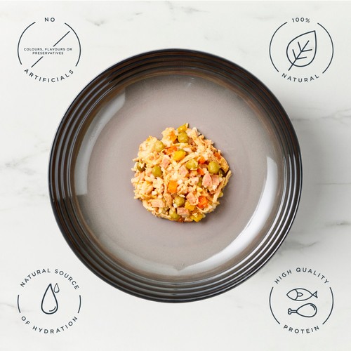 Encore Natural Wet Dog Food Tin Chicken Breast with Ham in Broth