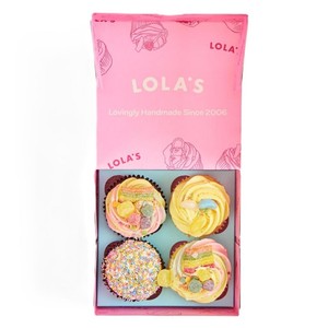 Lola's Cupcakes Rainbow Box (serves 4)