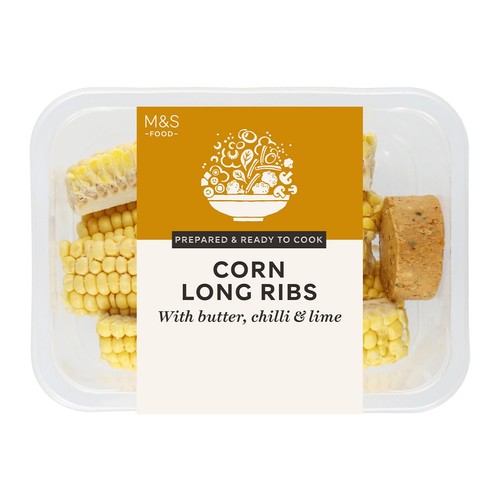 M&S Sweetcorn Ribs with Chilli & Lime Butter