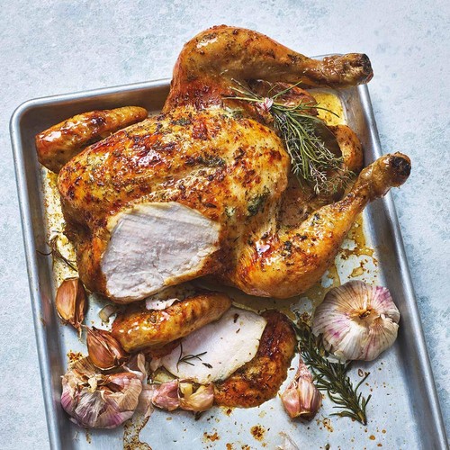 M&S Garlic & Herb Whole Chicken