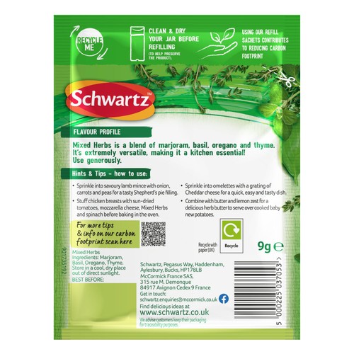 Schwartz Mixed Herbs Refill Pack
