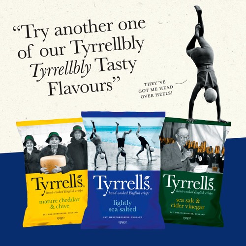 Tyrrells Lightly Sea Salted Sharing Crisps