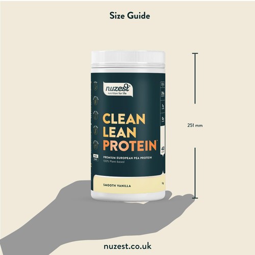 Nuzest Smooth Vanilla Clean Lean Protein Powder 