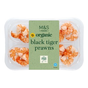 M&S Organic Black Tiger Prawns