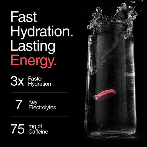 Phizz Caffeine 3-in-1 Hydration, Electrolytes and Vitamins Effervescent