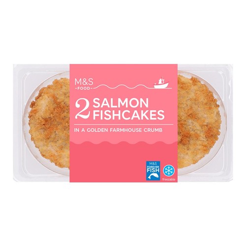 M&S 2 Salmon Fishcakes