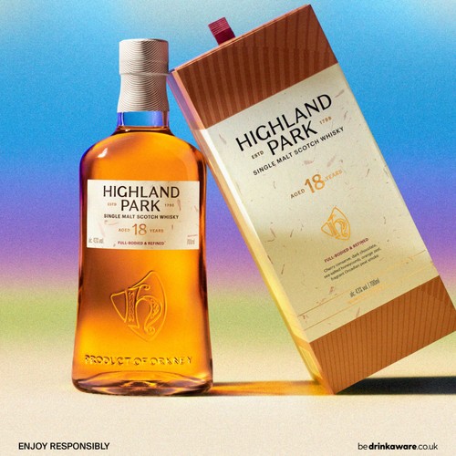 Highland Park 18 Year Old Single Malt Scotch Whisky