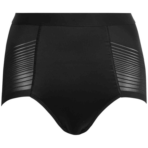 M&S Womens Body Define Firm Control No VPL Briefs, 10, Black