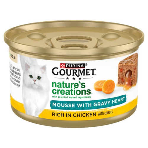 Gourmet Nature's Creations Gravy Heart Chicken Wet Cat Food
