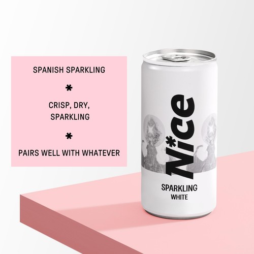 Nice Sparkling White Can