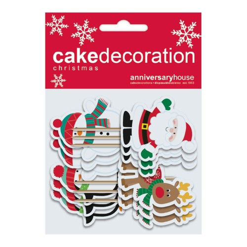 Christmas Pals Cupcake Toppers