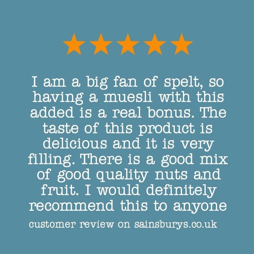 Dorset Cereals Tasty Toasted Spelt Flakes Muesli No Added Sugar Cereal