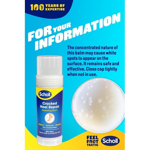 Scholl Cracked Heel Repair Restoring Balm Stick