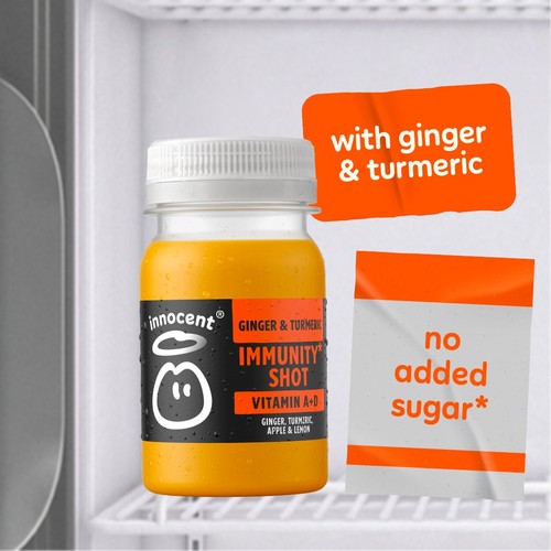Innocent Immunity, Ginger, Turmeric, Apple & Lemon Shot