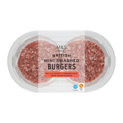 M&S 6 Mini Smash Burgers