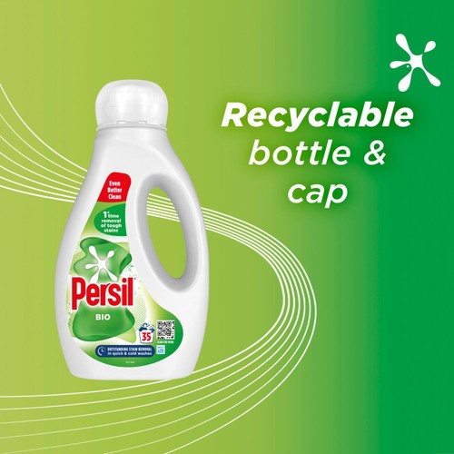 Persil Bio Laundry Detergent Washing Liquid 35 Washes