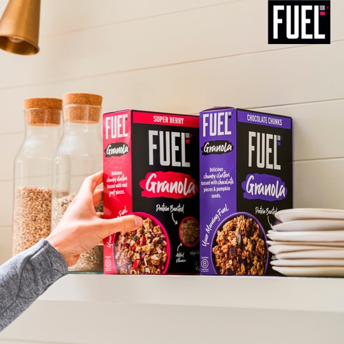 FUEL 10K Super Berry Protein Granola Breakfast Cereal
