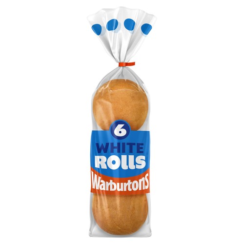 Warburtons 6 white rolls