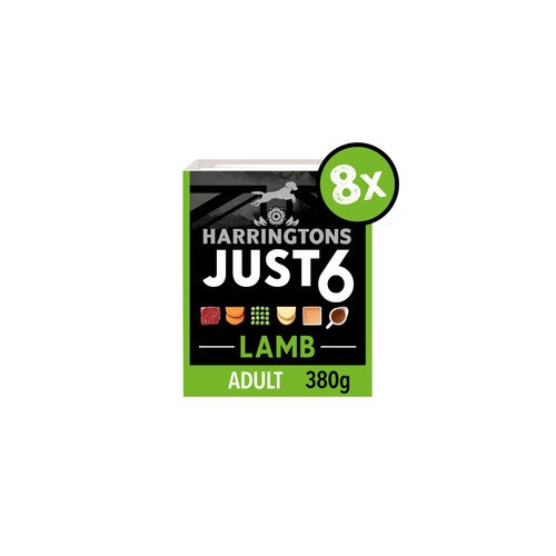 Harringtons Dog Just 6 Wet Lamb