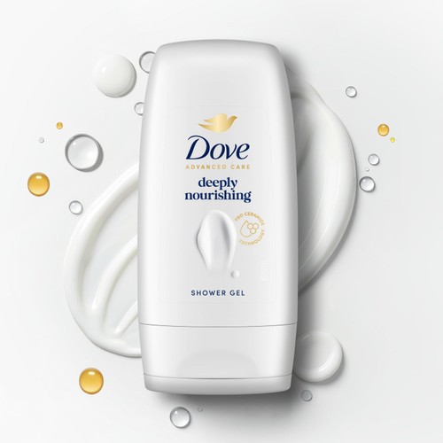 Dove Deeply Nourishing Advanced Care Body Wash Shower Gel Travel Size