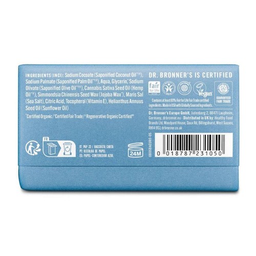 Dr. Bronner's Unscented Organic Baby Soap Bar 