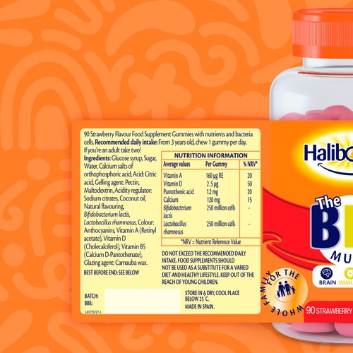 Haliborange BIG Multivitamins Strawberry
