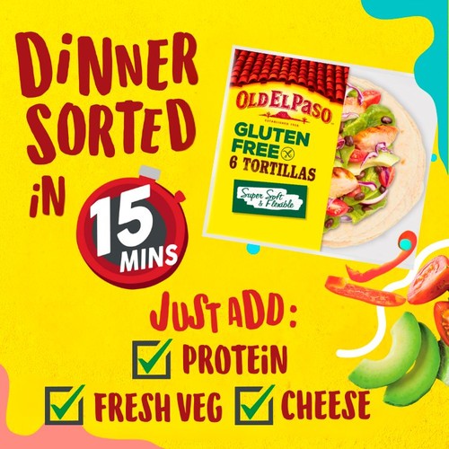 Old El Paso Gluten Free Tortilla Fajita Wraps
