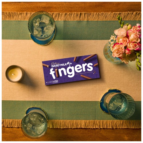 Cadbury Dairy Milk Fingers Milk Chocolate Biscuits