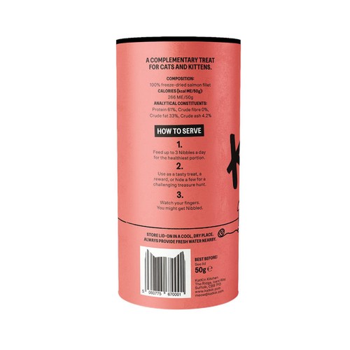 KatKin Salmon Nibbles Cat Treats