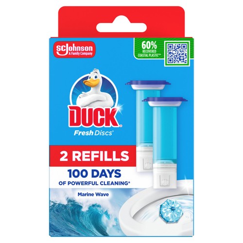 Duck Toilet Fresh Discs Duo Refills Marine