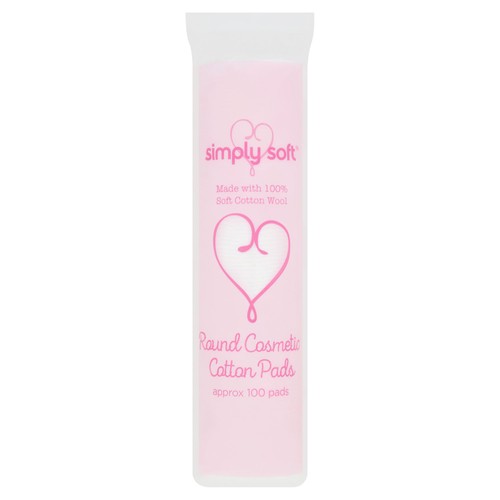 Simply Soft Round Cosmetic Cotton Pads