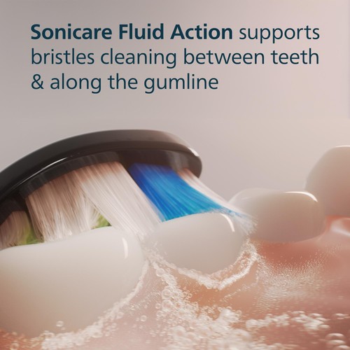 Philips Sonicare W2 Optimal White  Brush Head, Black, 2+1 Pack