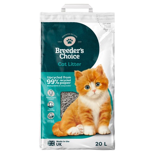 Breeder's Choice Paper Non Clumping Cat Litter (20 L)
