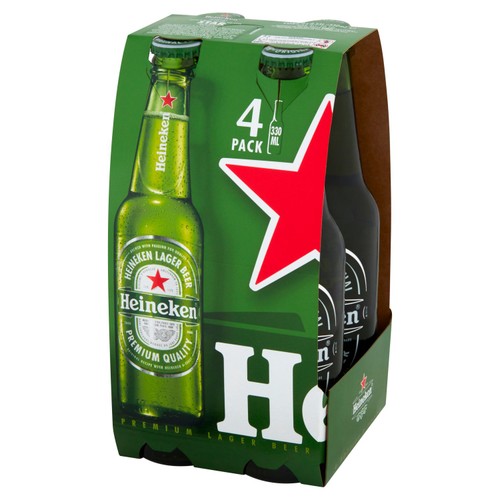 Heineken Lager Beer Bottles