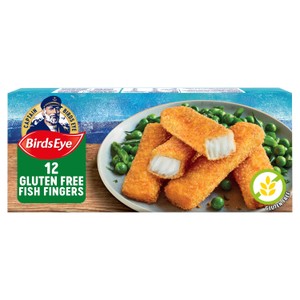 Birds Eye 12 MSC Breaded Gluten Free Fish Fingers 