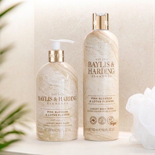 Baylis & Harding Elements Hand Wash -  Pink Blossom & Lotus Flower