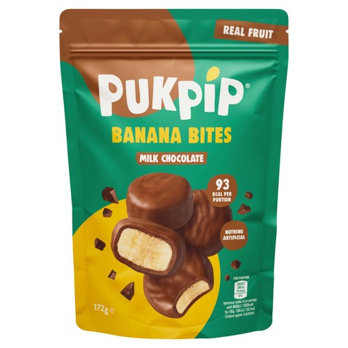 Pukpip Banana Bites Dipped In Milk Chocolate