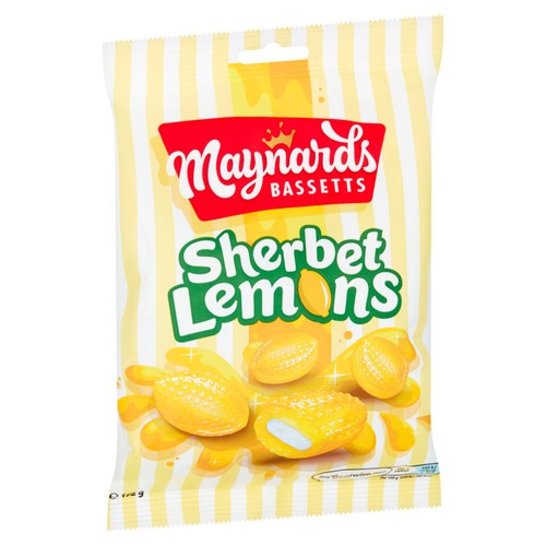 Maynards Bassetts Sherbet Lemons Sweets Bag