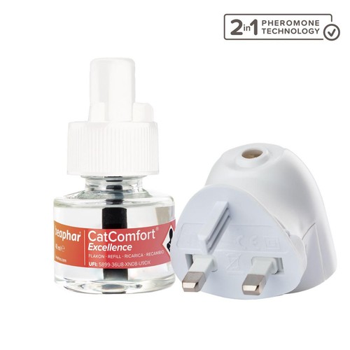 Beaphar CatComfort Excellence Calming Diffuser for Cats, Starter Pack