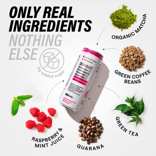 Brite Natural Focus, Energy Raspberry Mint