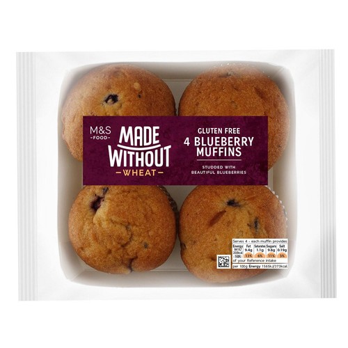 M&S Made Without Blueberry Muffins