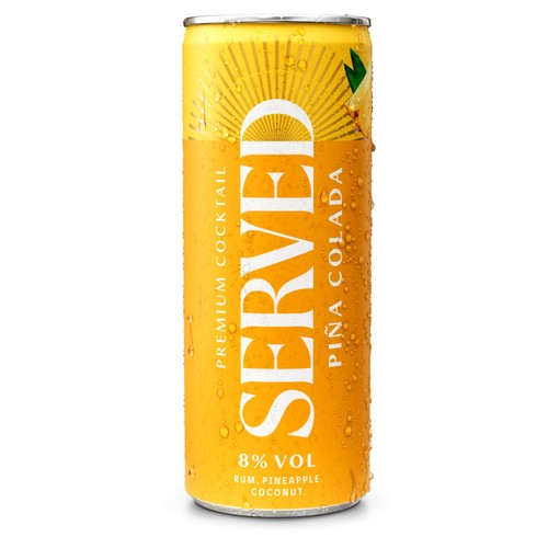 Served Pina Colada Can 8%