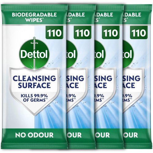 Dettol Antibacterial Biodegradable Multi Surface Cleansing Wipes