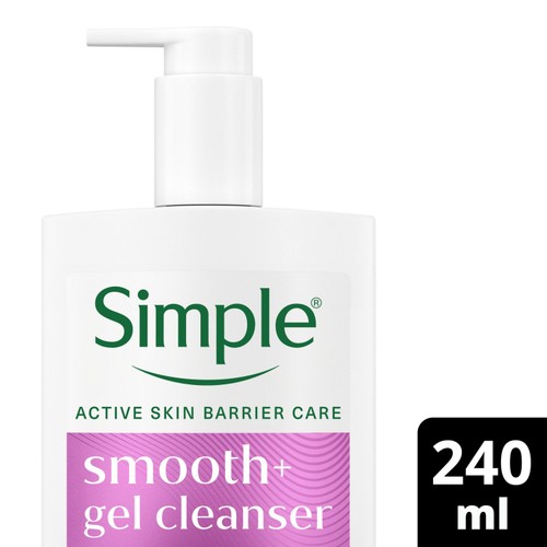 Simple Healthy Skin Barrier Smoothing Gel Cleanser 